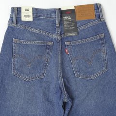 LEVI'S リーバイス A6081-0004 RIBCAGE WIDE LEG ミディアムインディゴ I'M NEVER WRONG レディース ワイド 太め ハイウエスト ジーンズ 画像