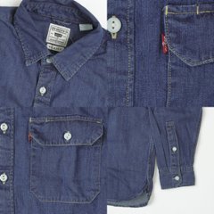 LEVI'S リーバイス　JACKSON ワーカーシャツ 19573-02 デニムシャツ オーバーシャツ リラックスシルエット ユーティリティポケット 画像