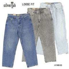 LEVI'S リーバイス SILVERTAB A7488-00 ルーズフィット 太め ストレート カジュアル ストリート メンズ テーパードの画像