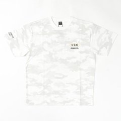 avirex アビレックス　Tシャツ　半袖T　メンズ　783-4134026 CAMO STENCIL T-SHIRT　リフレクター反射板仕様　半袖シャツ　クルーネックTee画像