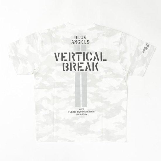 avirex アビレックス　Tシャツ　半袖T　メンズ　783-4134026 CAMO STENCIL T-SHIRT　リフレクター反射板仕様　半袖シャツ　クルーネックTee画像