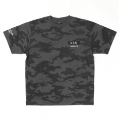 avirex アビレックス　Tシャツ　半袖T　メンズ　783-4134026 CAMO STENCIL T-SHIRT　リフレクター反射板仕様　半袖シャツ　クルーネックTee画像