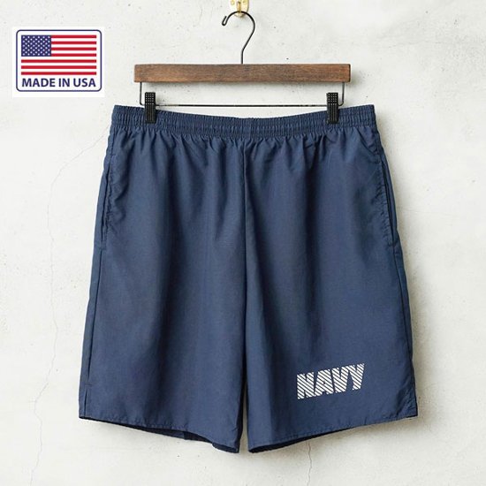 SOFFE U.S NAVY 043M8N トレーニングショーツ ショートパンツ 米国製 made in USA 短パン 半ズボン スイミング対応 リフレクター画像