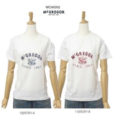 McGREGOR　マクレガー　レディース ロゴプリントTsyatu　ウィメンズ プリントTシャツ 半袖 夏服 の画像