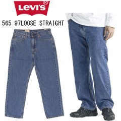 LEVI'S リーバイス A7221-0000 565'97 LOOSE STRAIGHT FALLING メンズ ルーズ ストレート L30 ゆったり 太めの画像