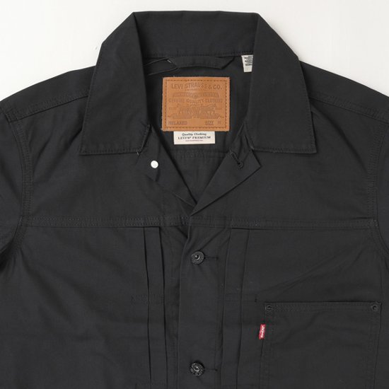 Levi's リーバイス TYPE I トラッカージャケット ブラック a3174-00 02)ブラック メンズ アウター ノンデニム画像