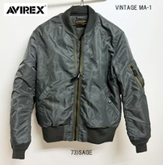 AVIREX アビレックス 6182217  MA-1 VINTAGE フライトジャケット 73)SAGE の画像