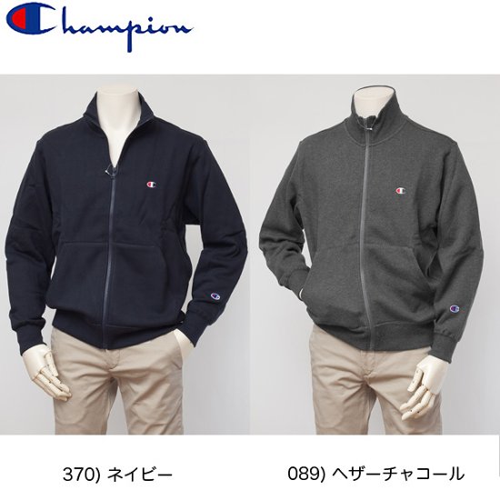 チャンピオン（champion) フルジップスウェット ワンポイントロゴ   C3-Q008画像