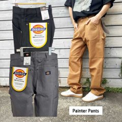 Dickies ディッキーズ 241939 メンズ カーペンターパンツ 太め メンズ パンツ カジュアル ペインター ストリート画像