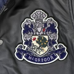 McGREGOR　111144601 アワードジャケット 2024年モデル　Award　Jacket 　エンブレム　レザー　スタジアム　ジャンバー画像