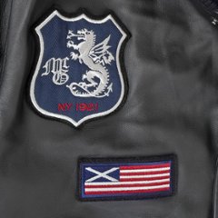 McGREGOR　111144601 アワードジャケット 2024年モデル　Award　Jacket 　エンブレム　レザー　スタジアム　ジャンバー画像