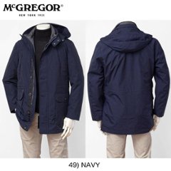 McGREGOR(マグレガー)メンズ 　3WAYハーフダウンジャケット DIAPLEX素材　111129601　/　６つの多機能仕様ジャケット画像