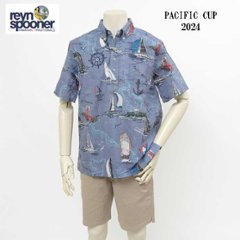 reynspooner レインスプーナー　126-6187 パシフィックカップ　2024 PULLOVER アロハ シャツ　ハワイ 夏 半袖の画像