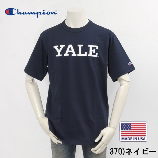 Champion チャンピオン 米国製　USA製 C5-B306 YALE ショートスリーブTシャツ トップス 半袖 米国製 USA T1011画像