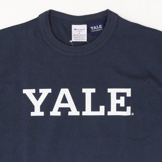 Champion チャンピオン 米国製　USA製 C5-B306 YALE ショートスリーブTシャツ トップス 半袖 米国製 USA T1011画像
