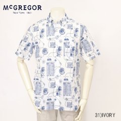 McGREGOR マックレガー メンズ 半袖シャツ 111165108 ボタンダウン 半袖 サッカー素材 トップス 画像