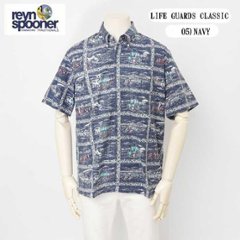 reynspooner レインスプーナー　125-5322 LIFE　GURDS CLASSIC ボタンフロント　前開　半袖　アロハシャツ　ハワイ　の画像