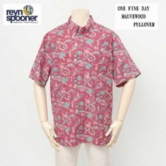 reynspooner レインスプーナー　126-5613 プルオーバー　アロハ シャツ　ハワイ 夏 半袖 トップス 0452）MAUVEWOODの画像