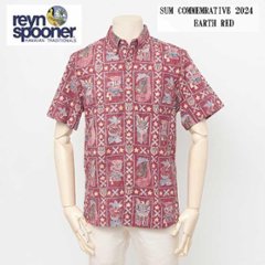 reynspooner レインスプーナー　125-6171 SUM　COMMEMORATIVE 2024 0359)EEART アロハ シャツ　ハワイ 夏 半袖 トップス の画像