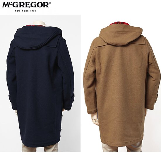 McGREGOR(マグレガー)メンズ 　ダッフルコート　119129601　/アメカジ　ネイビー　キャメル画像