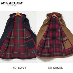 McGREGOR(マグレガー)メンズ 　ダッフルコート　119129601　/アメカジ　ネイビー　キャメル画像