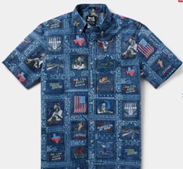 reynspooner 　レインスプーナー　125-6616 WILLIE　NELSON　＆　USA 126-6616 ボタンフロント　前開きの画像
