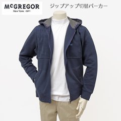 McGREGOR マクレガー 111814604 ジップアップパーカー キルト素材 メンズ パーカー アウター の画像