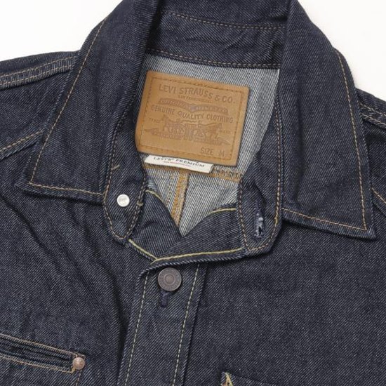 Levi's リーバイス ツイストシャケット　シャケット TWIST SHACKET 003M1-00 01）ミディアムンディゴ　02）インディゴ  ドロップショルダー シャツジャケット画像