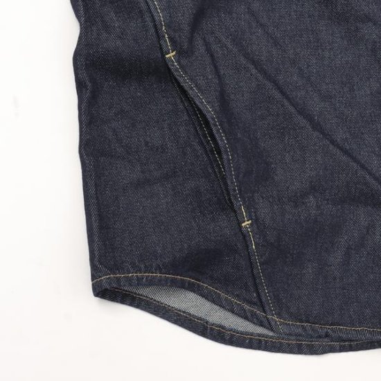 Levi's リーバイス ツイストシャケット　シャケット TWIST SHACKET 003M1-00 01）ミディアムンディゴ　02）インディゴ  ドロップショルダー シャツジャケット画像