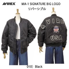 AVIREX アヴィレックス 783-5952601 50th Anniversary MA-1 シグネチャービッグロゴ レディース アウター リバーシブル 中綿 画像