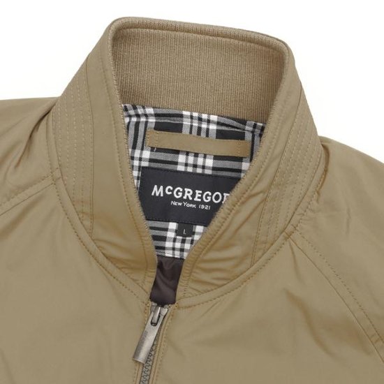 McGREGOR マグレガー メンズ  111135602 中綿ジャンアー ショートブルゾン ジャケット 暖 サーモライト スポーティー ブルゾンブルゾン 防寒ジャケット画像