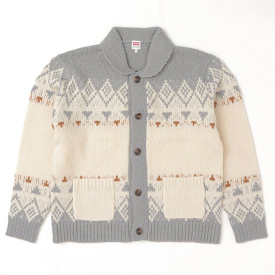 EDWIN エドウィン et6155 カウチン カーディガン セーター メンズ cowichan 秋 冬画像