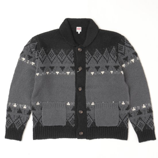 EDWIN エドウィン et6155 カウチン カーディガン セーター メンズ cowichan 秋 冬画像