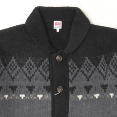 EDWIN エドウィン et6155 カウチン カーディガン セーター メンズ cowichan 秋 冬画像