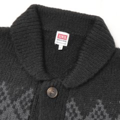 EDWIN エドウィン et6155 カウチン カーディガン セーター メンズ cowichan 秋 冬画像