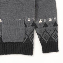 EDWIN エドウィン et6155 カウチン カーディガン セーター メンズ cowichan 秋 冬画像