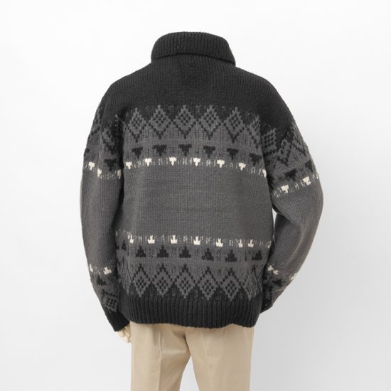 EDWIN エドウィン et6155 カウチン カーディガン セーター メンズ cowichan 秋 冬画像