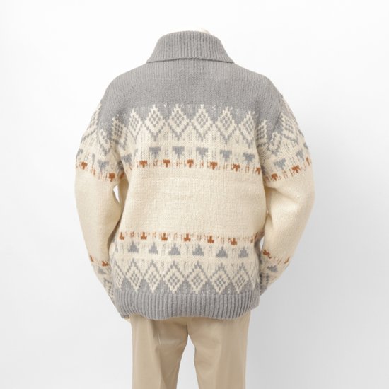 EDWIN エドウィン et6155 カウチン カーディガン セーター メンズ cowichan 秋 冬画像