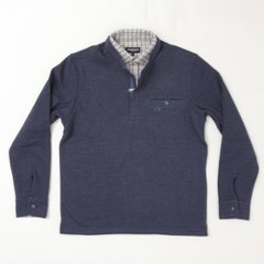 McGREGOR マクレガ 111615801 裏起毛 メンズ ゴルフ 紳士 フェイク襟 長袖 トップス 画像