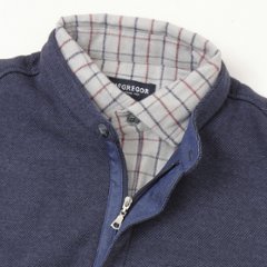 McGREGOR マクレガ 111615801 裏起毛 メンズ ゴルフ 紳士 フェイク襟 長袖 トップス 画像