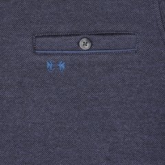 McGREGOR マクレガ 111615801 裏起毛 メンズ ゴルフ 紳士 フェイク襟 長袖 トップス 画像