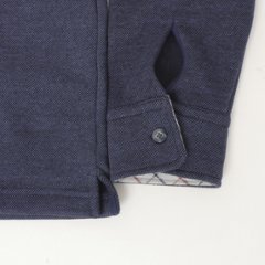 McGREGOR マクレガ 111615801 裏起毛 メンズ ゴルフ 紳士 フェイク襟 長袖 トップス 画像