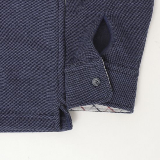 McGREGOR マクレガ 111615801 裏起毛 メンズ ゴルフ 紳士 フェイク襟 長袖 トップス 画像