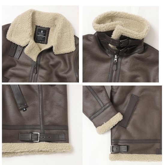 VALLEY APPAREL VA5003 フェイクムートン FAKEMOUTON B-3 バレーアパレル アウター 防寒 ミリタリー 画像