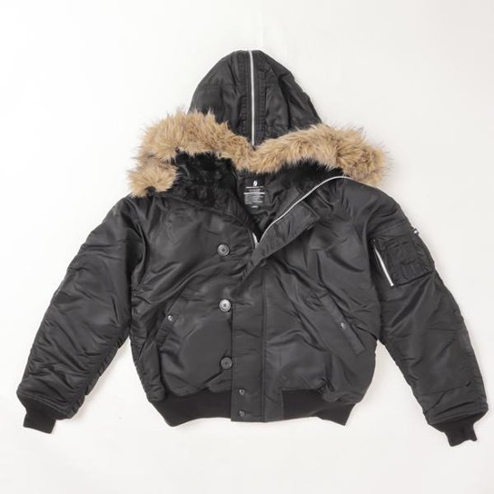 Valley apparel バレイアパレル VA3001 N-2B フライト ナイロンジャケット　ミリタリー　ショート  ブルゾン　画像