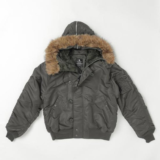 Valley apparel バレイアパレル VA3001 N-2B フライト ナイロンジャケット　ミリタリー　ショート  ブルゾン　画像