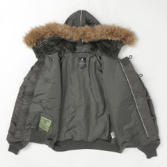 Valley apparel バレイアパレル VA3001 N-2B フライト ナイロンジャケット　ミリタリー　ショート  ブルゾン　画像