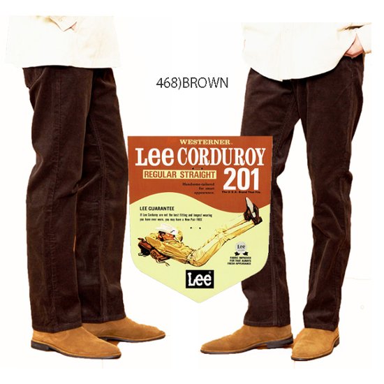 Lee  201 コーデュロイ ストレート コール天 アメリカンスタンダード Corduroy STRAIGHT ストレート画像