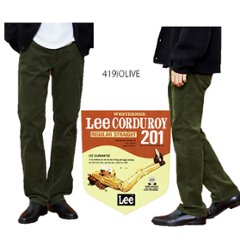 Lee  201 コーデュロイ ストレート コール天 アメリカンスタンダード Corduroy STRAIGHT ストレート画像