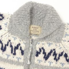 AVIREX アビレックス 783-5240002 382)OXFORD HAND MADE ALPACA COWCHIN "ICON OF FLYINGS"  ジップアップカウチンセーター 画像